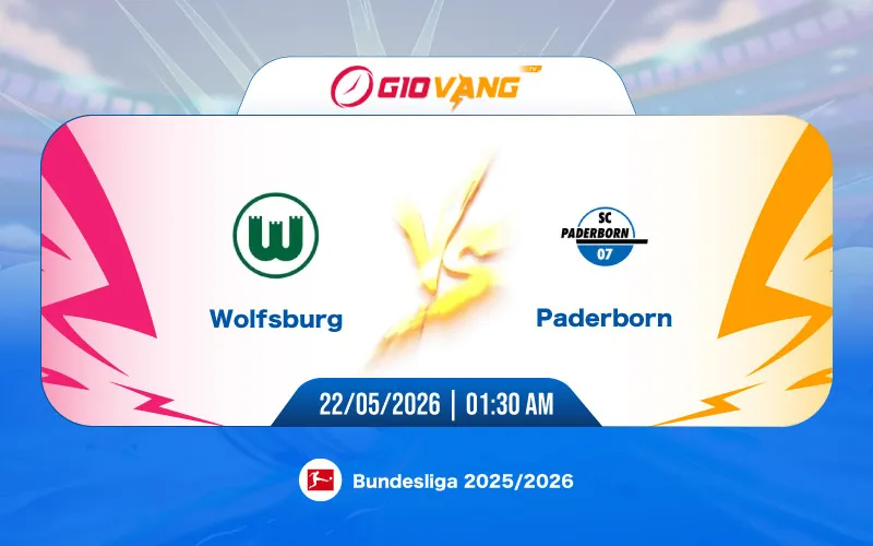 Soi kèo Wolfsburg vs Paderborn 01h30 ngày 22/5/2026 – Bundesliga