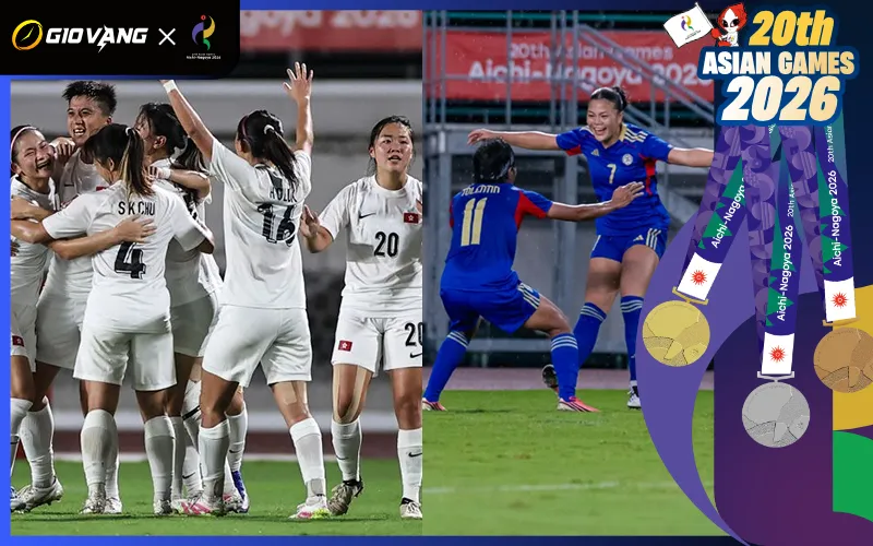 Nhận định soi kèo bóng đá nữ Hongkong vs nữ Philippines 17h00 ngày 17/9/2026