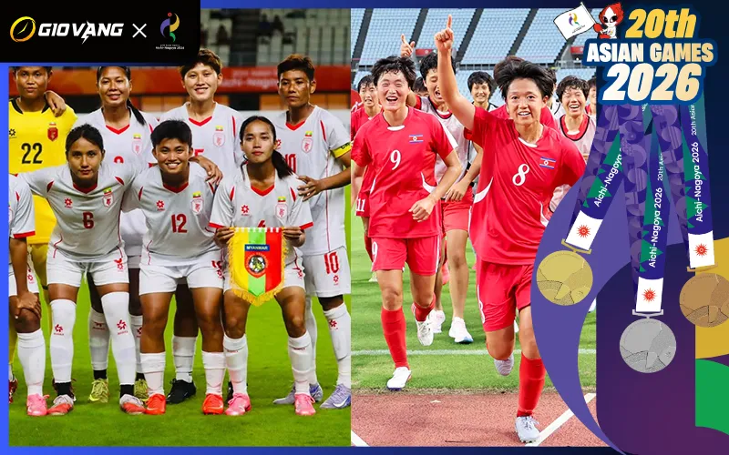 Nhận định soi kèo bóng đá nữ Myanmar vs nữ Triều Tiên 17h30 ngày 17/9/2026