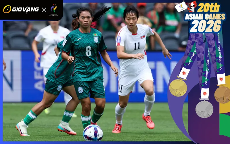 Nhận định soi kèo bóng đá nữ Triều Tiên vs nữ Bangladesh 14h00 ngày 14/9/2026