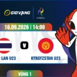 Soi kèo U23 Thái Lan vs U23 Kyrgyzstan 14h00 ngày 16/9/2026 – ASIAD 2026