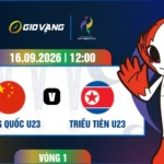Soi kèo U23 Trung Quốc vs U23 Triều Tiên 17h00 ngày 16/9/2026 – ASIAD 2026