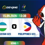 Soi kèo U23 Uzbekistan vs U23 Philippines 13h30 ngày 15/9/2026 – ASIAD 2026