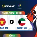 Soi kèo U23 Việt Nam vs U23 Kuwait 13h30 ngày 15/9/2026 – ASIAD 2026